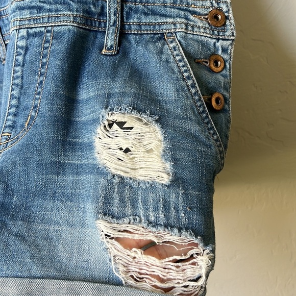 Jean Overalls Shorts - Picture 4 of 4